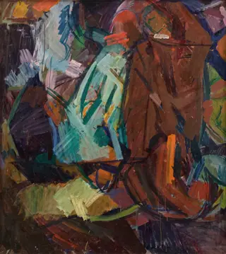 Study after Delacroix's "Dante og Vergil"