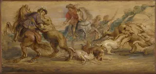 Study for "The Bear Hunt" (for the Alcázar, Madrid), by Peter Paul Rubens