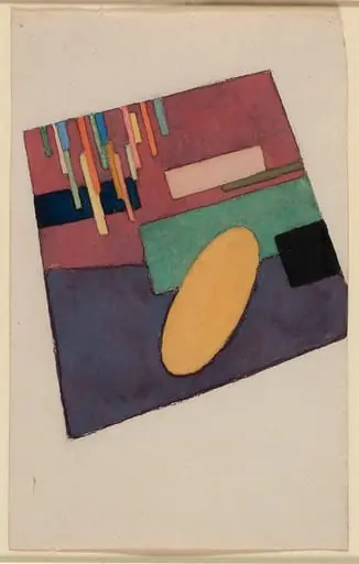 Study for "Three Dimensional Construction"