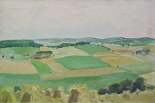 Study for "Wisconsin Landscape"