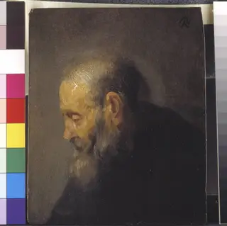 Study of an Old Man in Profile