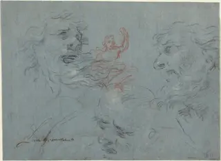 Study of Heads [recto]