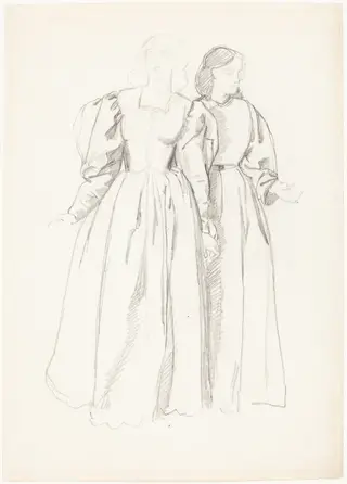 Study of Two Young Women [recto]