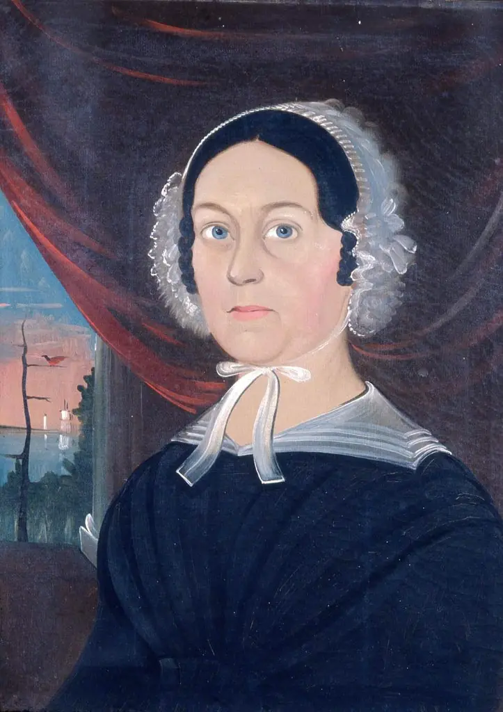 Lady with Black Hair, by Sturtevant J. Hamblin