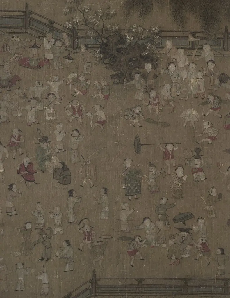 One Hundred Children at Play, by Su Hanchen