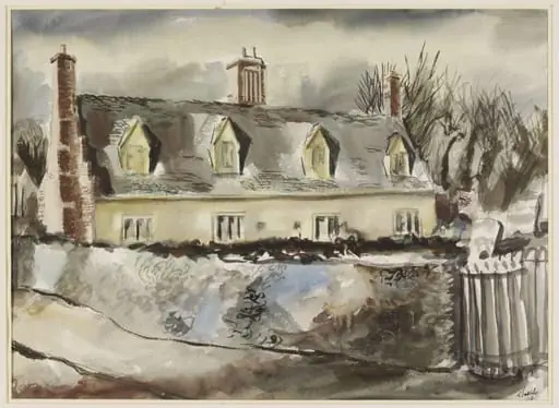 Tudor Cottages, Little Waldingfield, by Suddaby