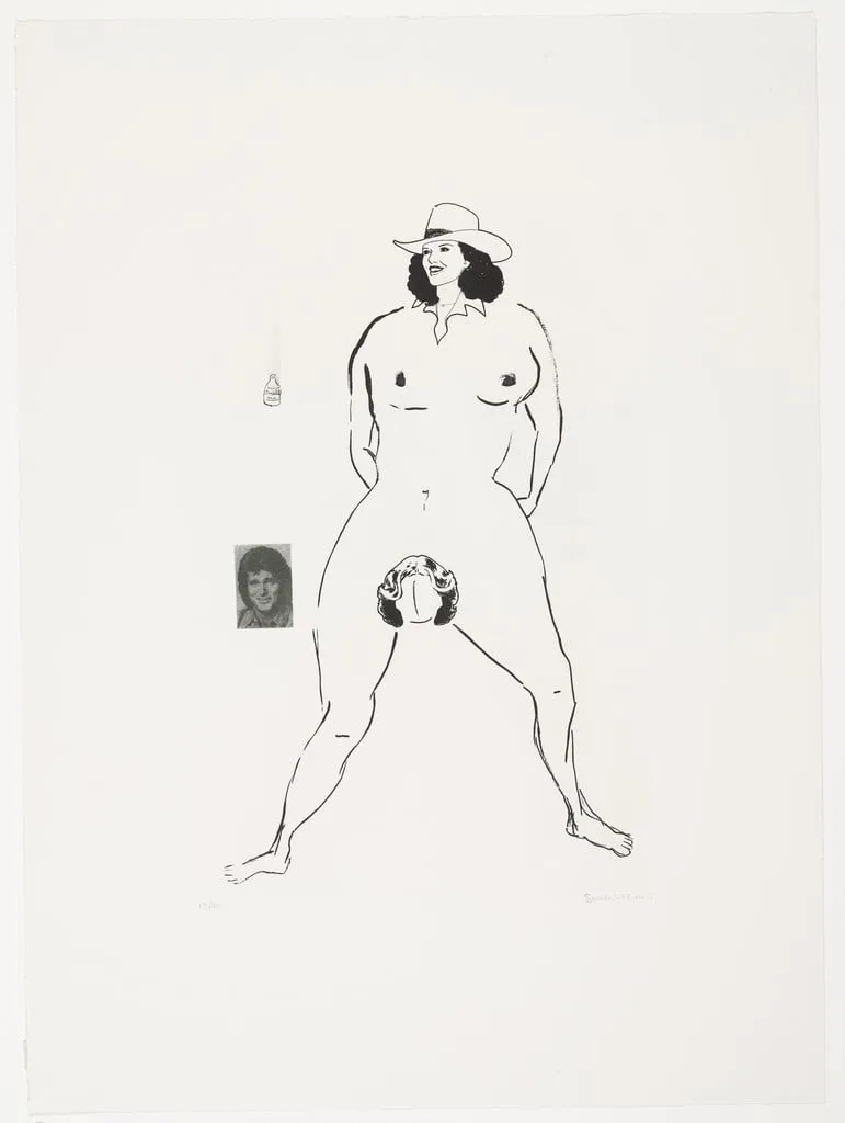 Untitled, by Sue Williams, ink, 1993