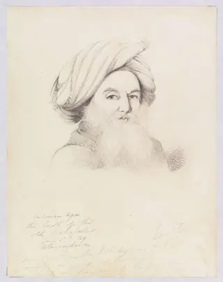 Suliman Aga, the last of the old Mamelukes