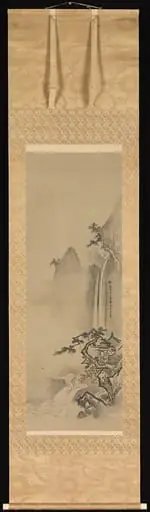 狩野探幽筆　神農・夏冬山水図|Summer Landscape