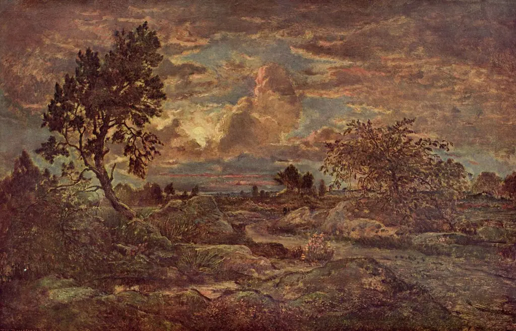 Sunset near Arbonne