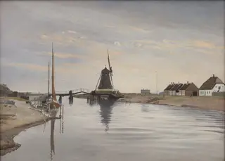 Susåen. The Bridge and the Mill at Karrebæksminde