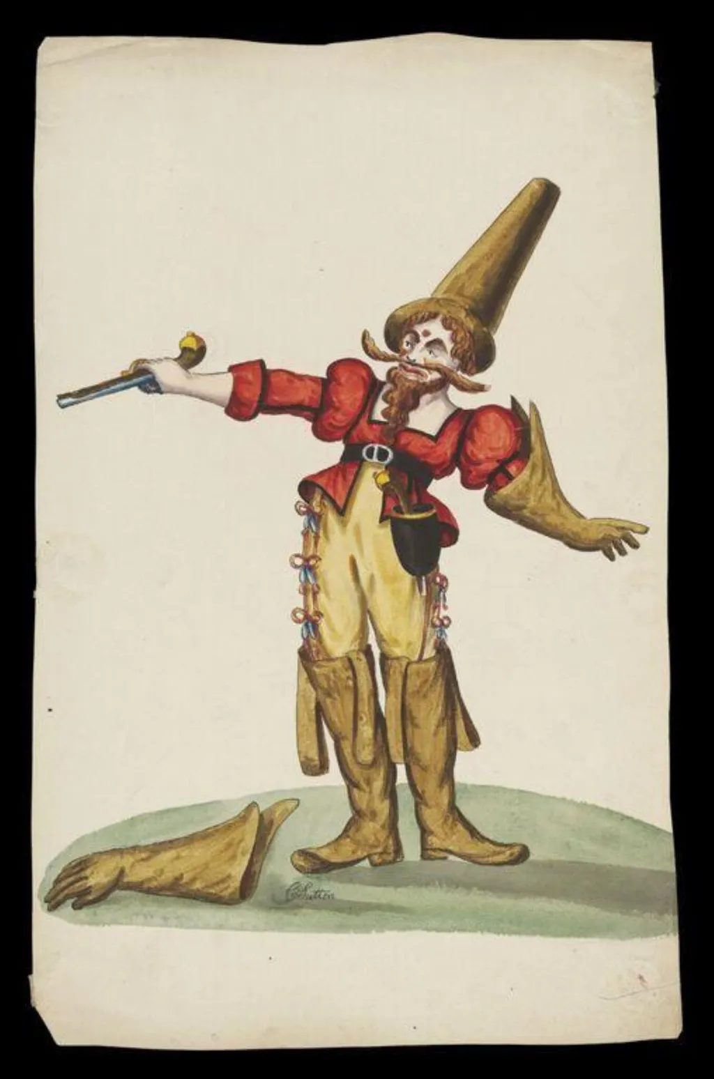 Untitled, by Sutton, C., watercolor
