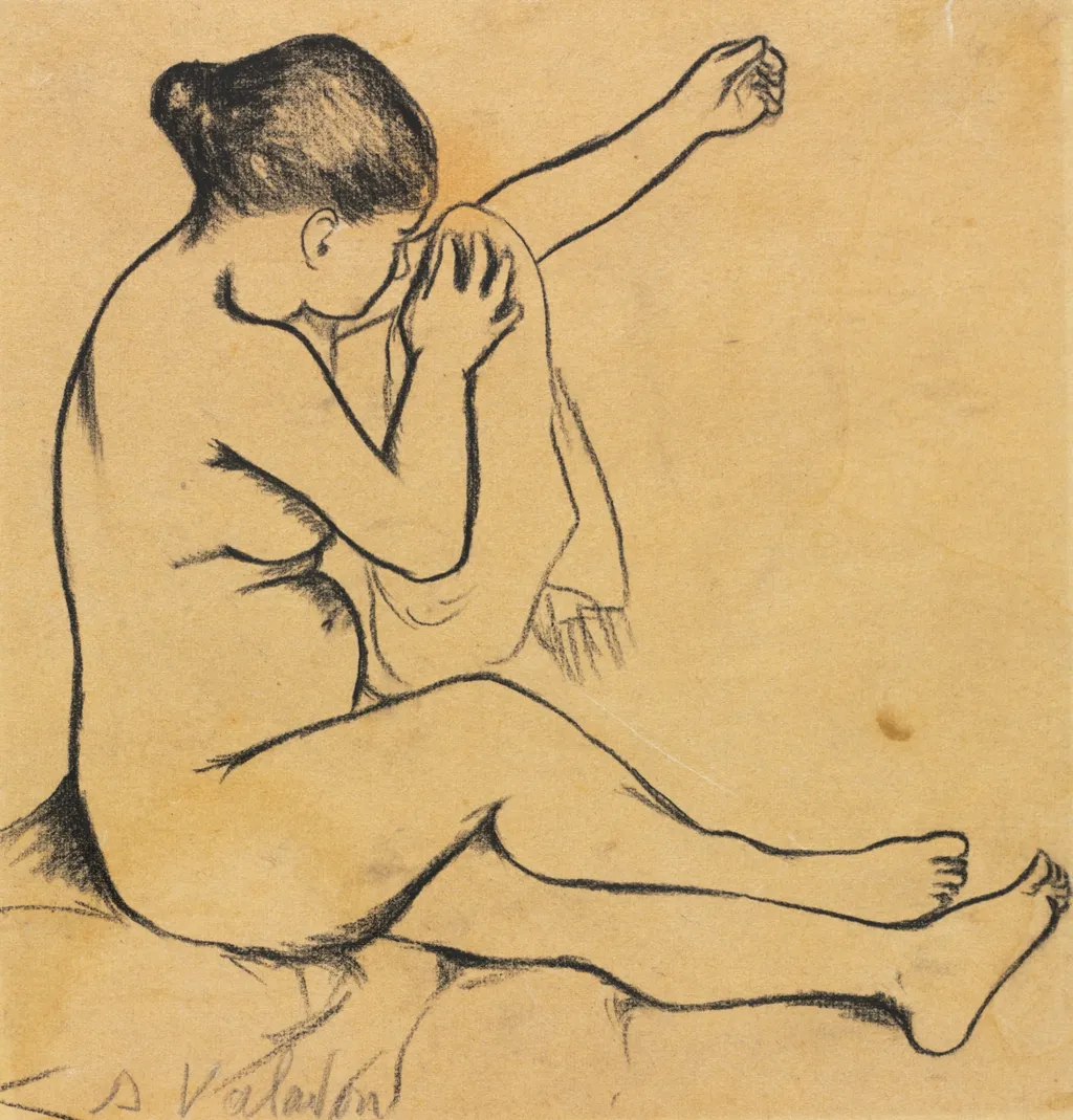 Seated Female Nude, by Suzanne Valadon, 1904
