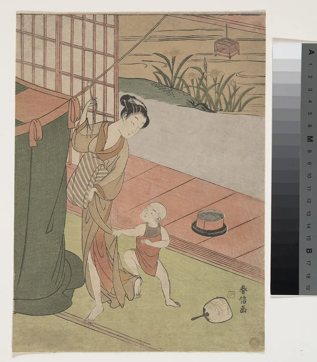 Untitled, by Suzuki Harunobu, ink, 1769