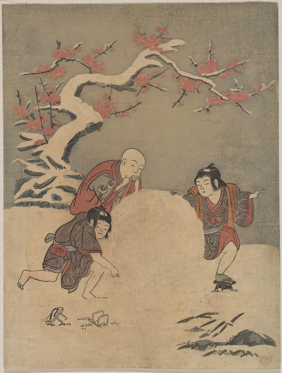 Untitled, by Suzuki Harunobu, ink, 1770