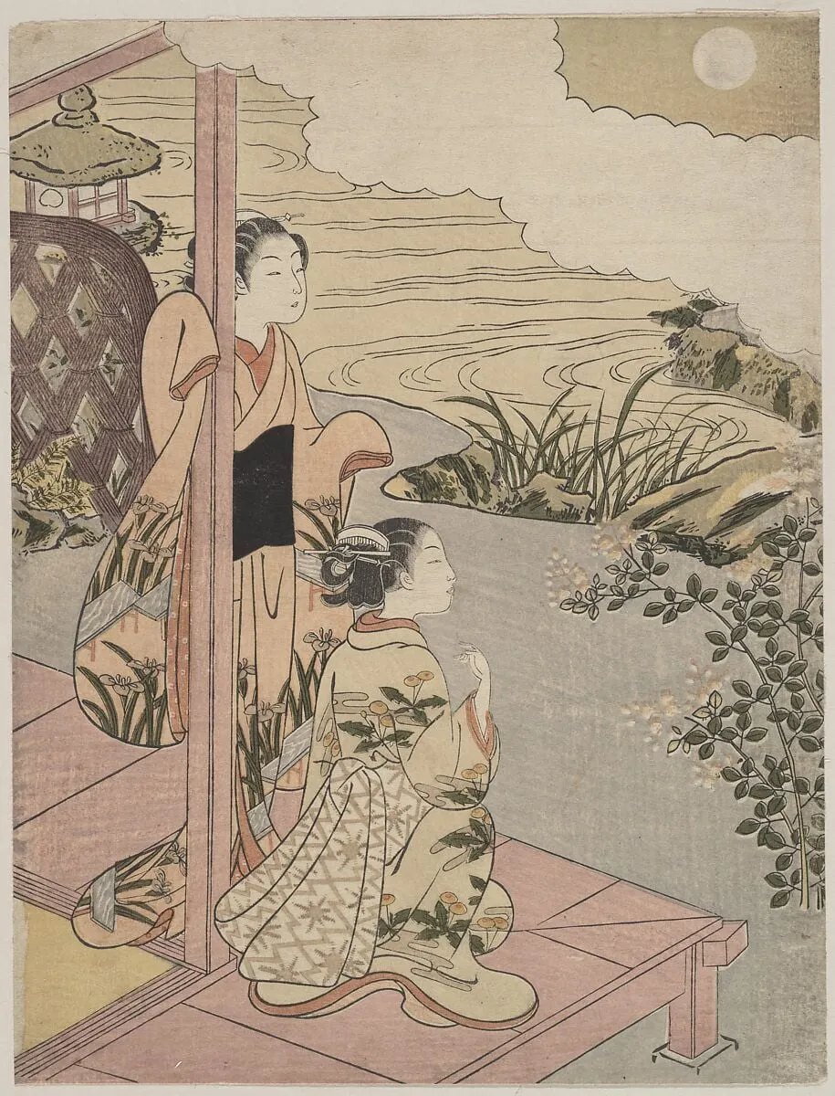 Untitled, by Suzuki Harunobu, ink, 1748