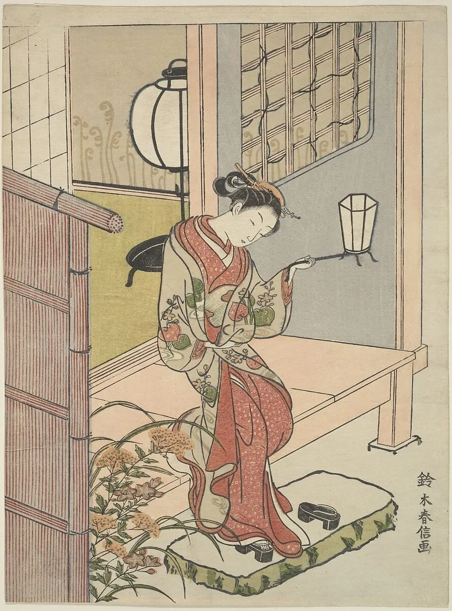 Untitled, by Suzuki Harunobu, ink, 1762