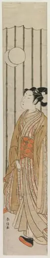 Young Man Playing Football, by Suzuki Harunobu