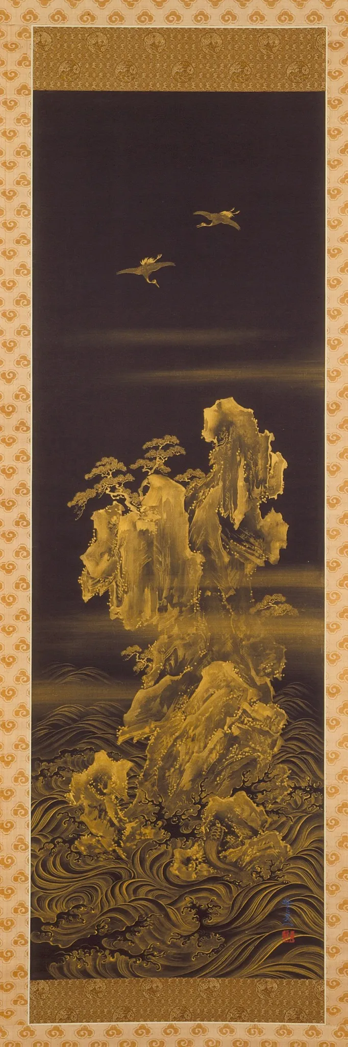 Isle of the Immortals, by Suzuki Kiitsu, unspecified, 1850