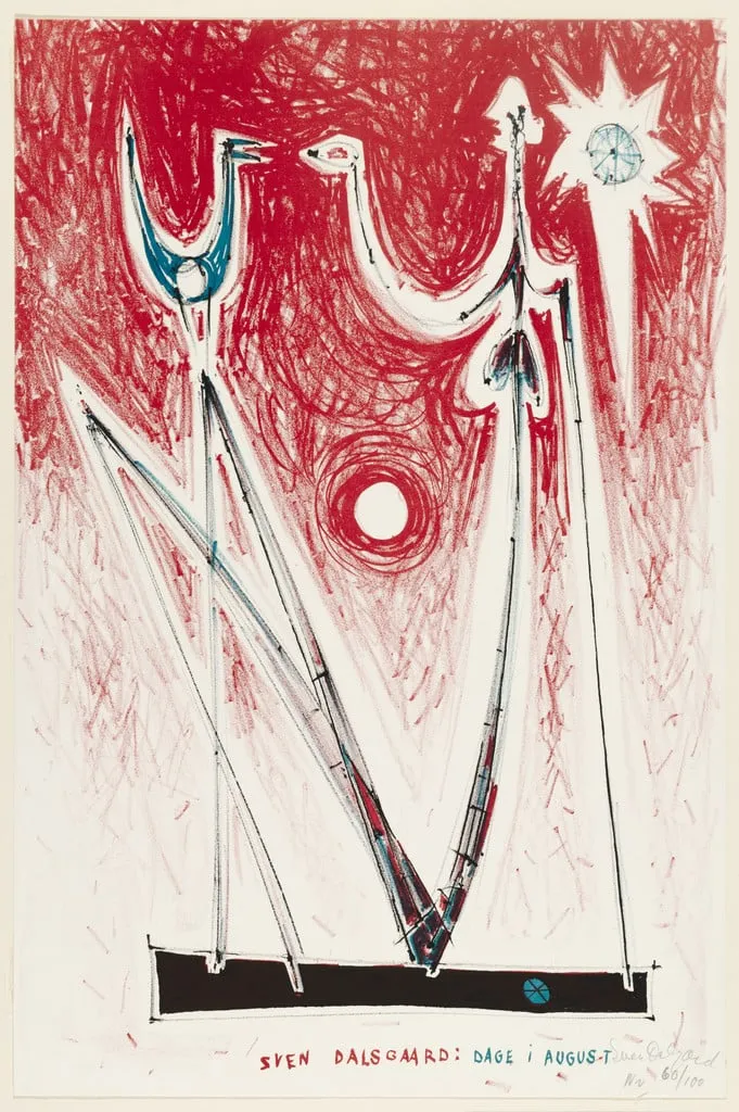 Untitled, by Sven Dalsgaard, ink, 1952