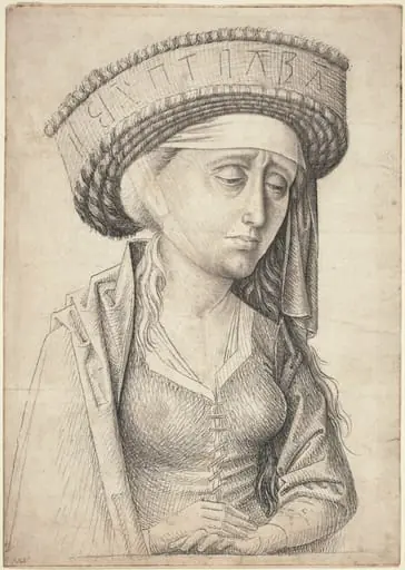 A Sibyl, by Swabian 15th Century