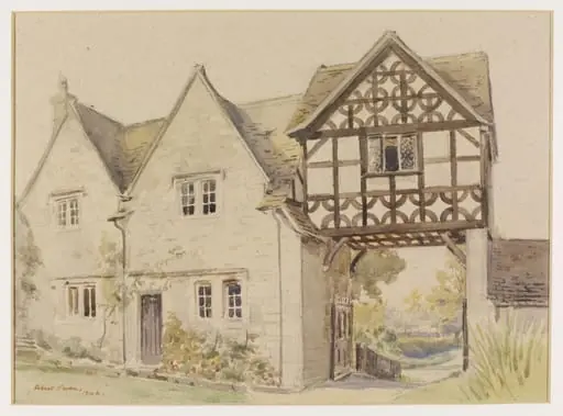 Gatehouse, Frocester Court, by Swan