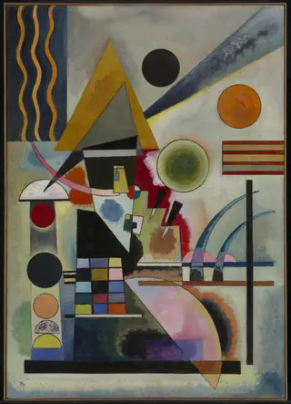 Swinging, by Wassily Kandinsky
