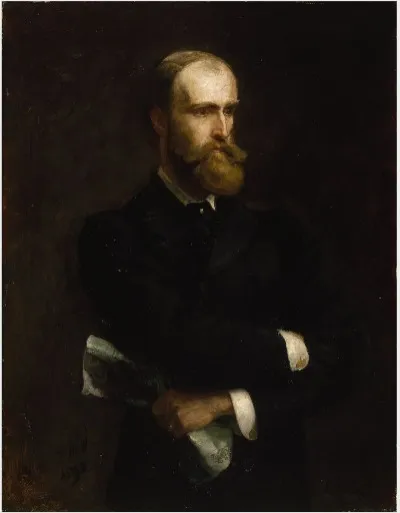 Portrait of Charles Stewart Parnell (1846-1891), Statesman, by Sydney Prior Hall, oil, 1896