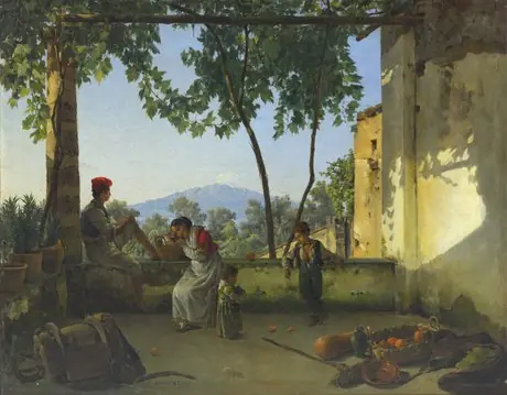Balcony In Sorrento, by Sylvester Shchedrin