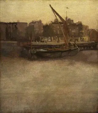 Symphony in grey and brown: Lindsey Row, Chelsea