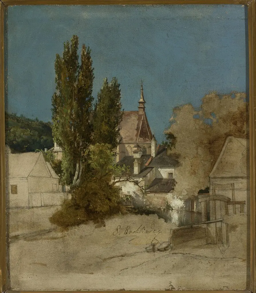 Church in Stary Sącz, by Szymon Buchbinder