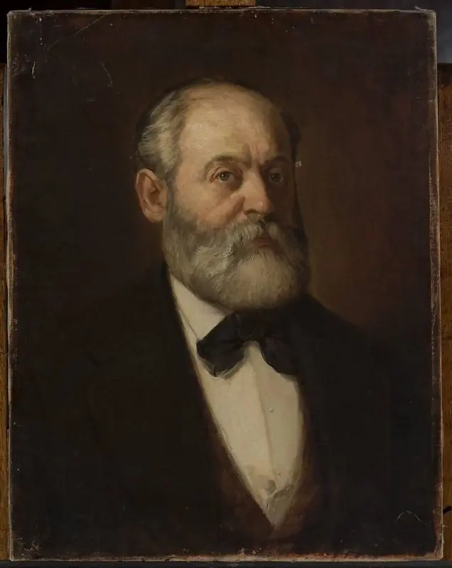 Portrait of Adam Malinowski, painter, by Szymon Buchbinder