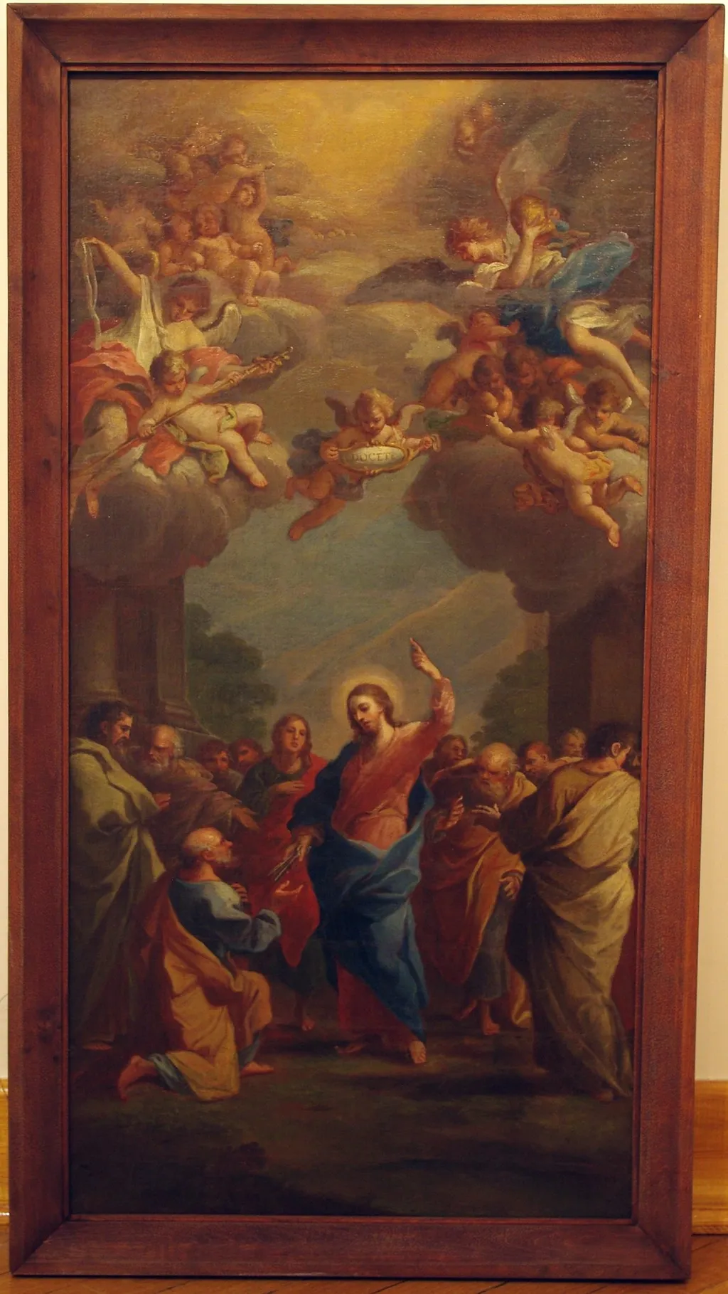 Christ hands the keys to St. Peter, by Szymon Czechowicz, oil, 1739
