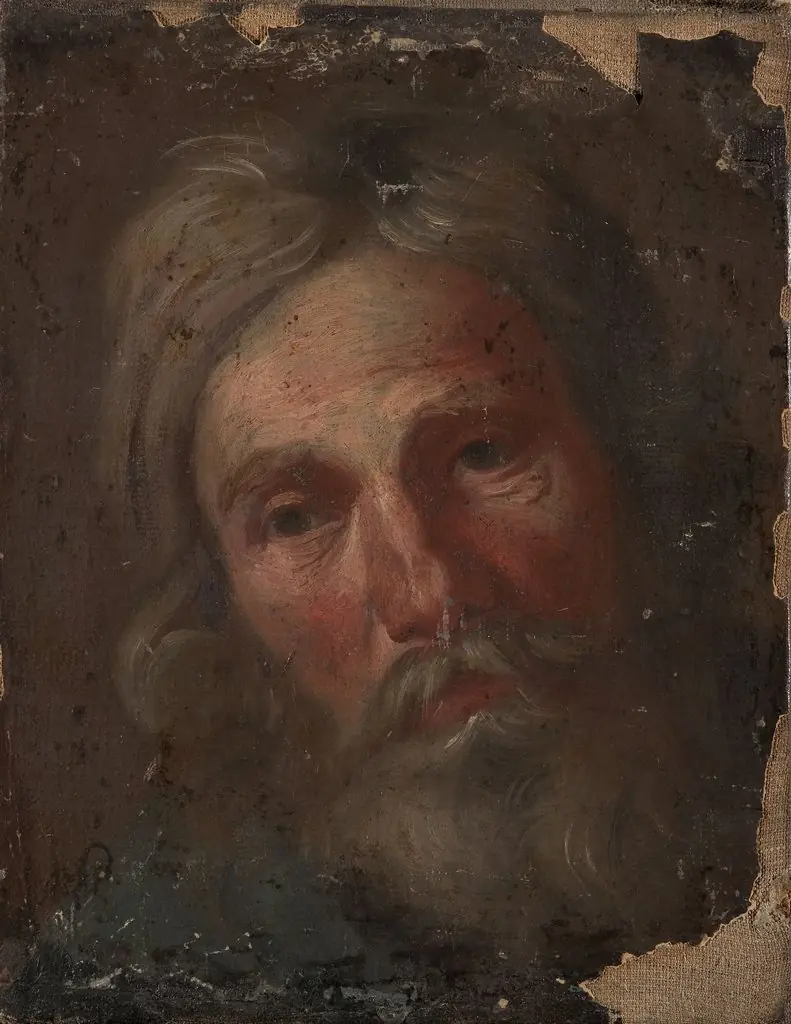 Study of an old man's head, by Szymon Czechowicz