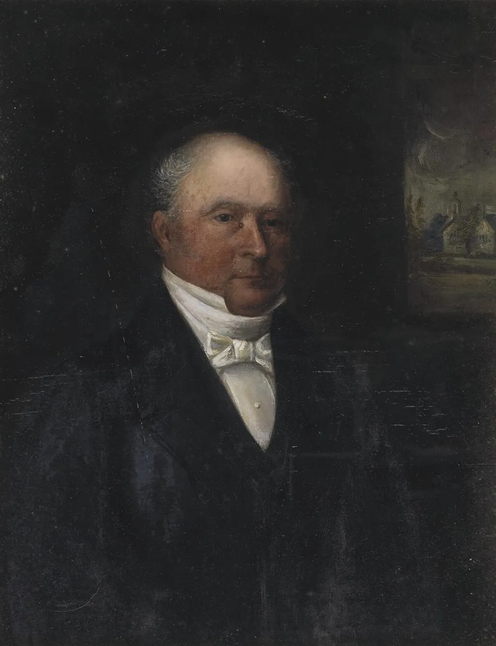Rev. Thomas Davies, by T. Price, oil, 1859