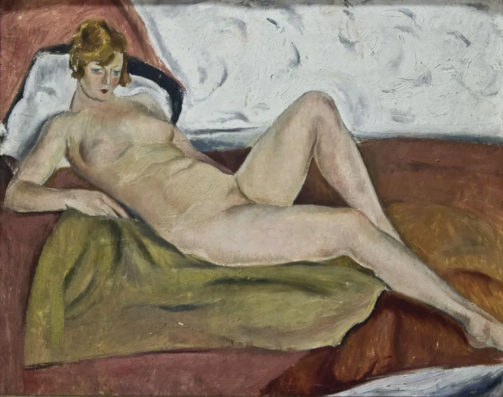 Nud, by Tache Papatriandafil, unspecified, 1928