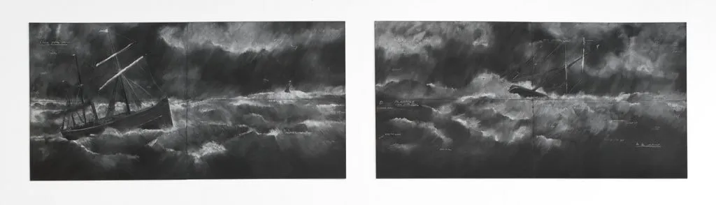 Untitled, by Tacita Dean, chalk, 2002