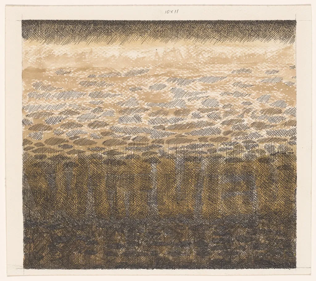 Untitled, by Tadashi Sato, watercolor, 1958