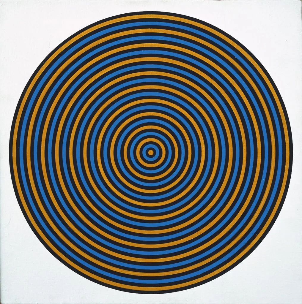 Untitled, by Tadasky, paint, 1964