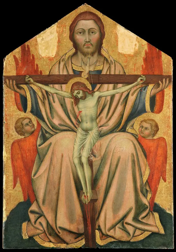 The Holy Trinity (Seat of Mercy), by Taddeo di Bartolo
