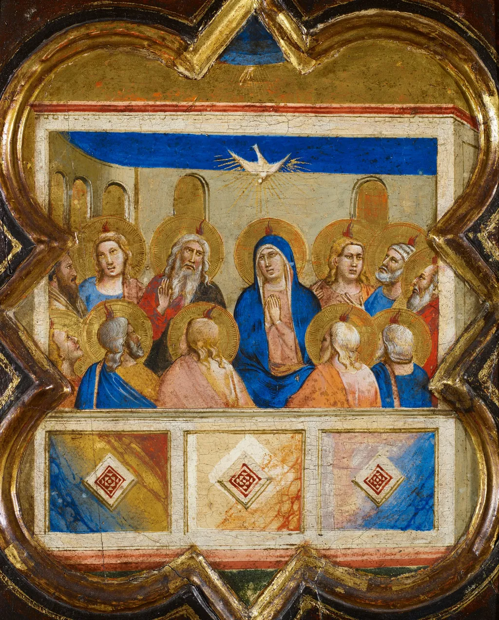 The outpouring of the Holy Spirit, by Taddeo Gaddi, unspecified, 1340