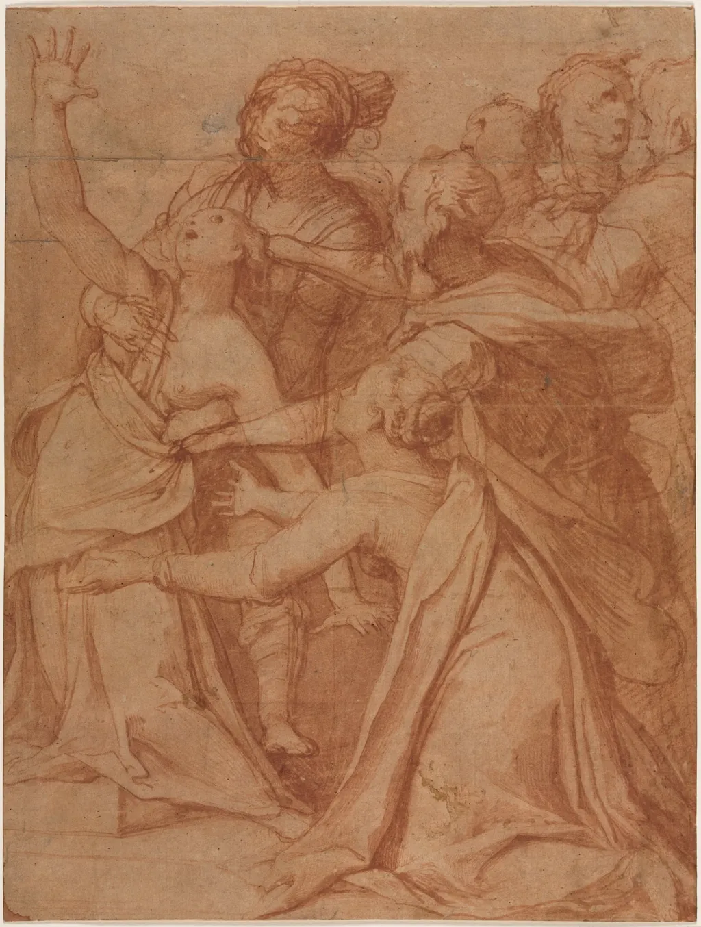 A Miracle of Saint Philip Benizzi: The Healing of a Demoniac Woman, by Taddeo Zuccari, 1557