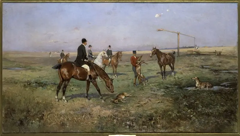 After hunting, by Tadeusz Ajdukiewicz