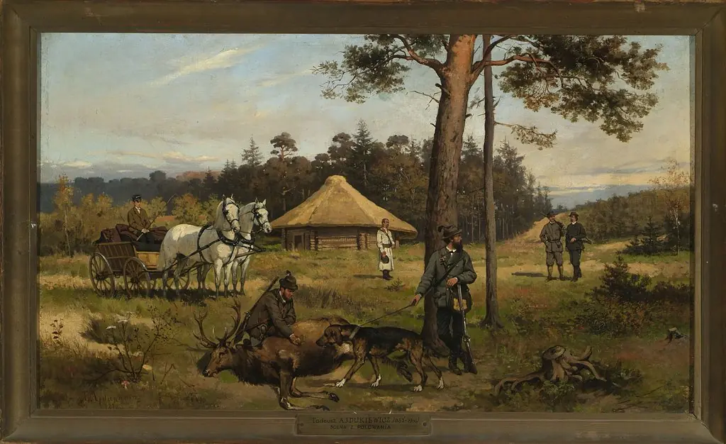 After hunting for a deer, by Tadeusz Ajdukiewicz