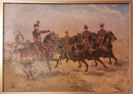 Coloană de artilerie, by Tadeusz Ajdukiewicz