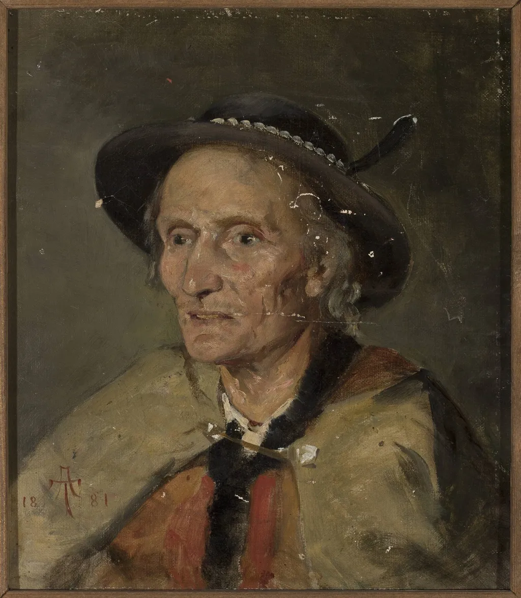 Portrait of a Highlander, by Tadeusz Ajdukiewicz, unspecified, 1891