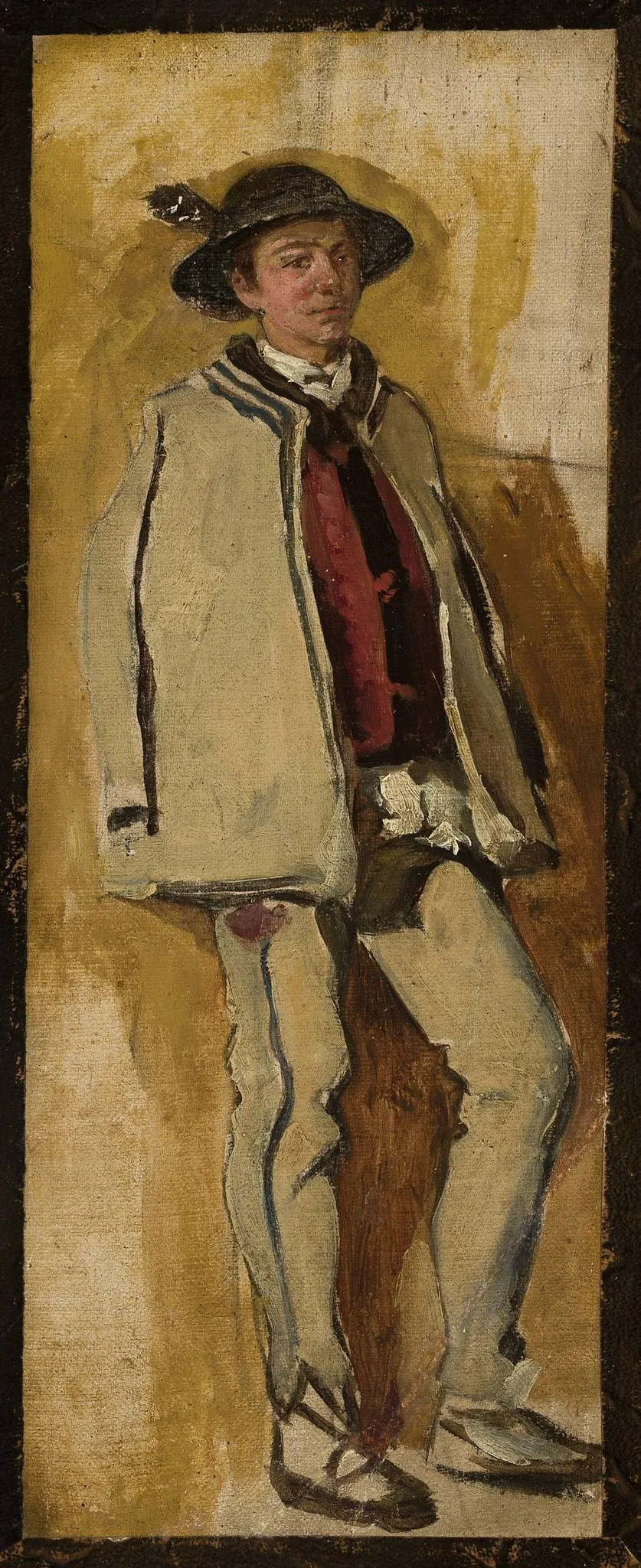 Portrait of a young Highlander, by Tadeusz Ajdukiewicz, unspecified, 1894