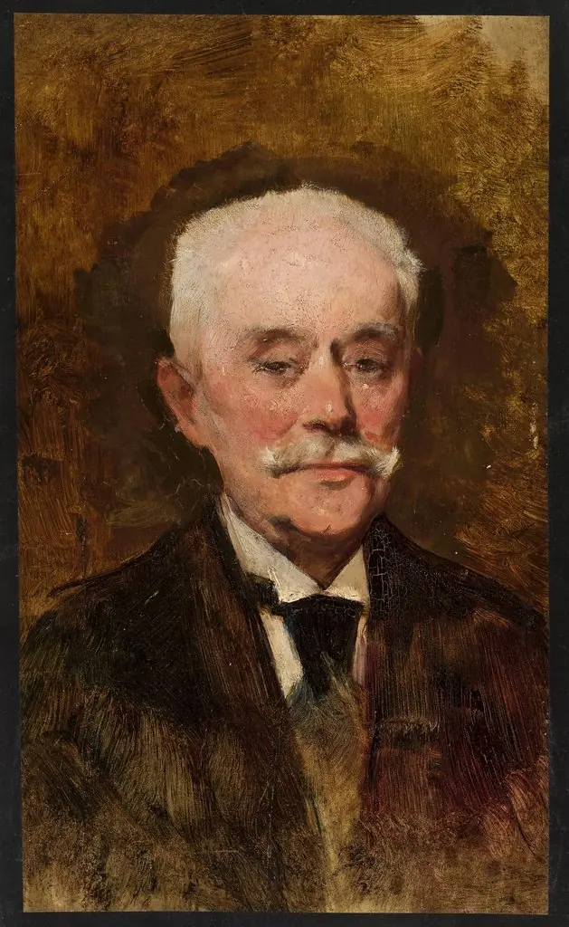 Portrait of an old man, by Tadeusz Ajdukiewicz