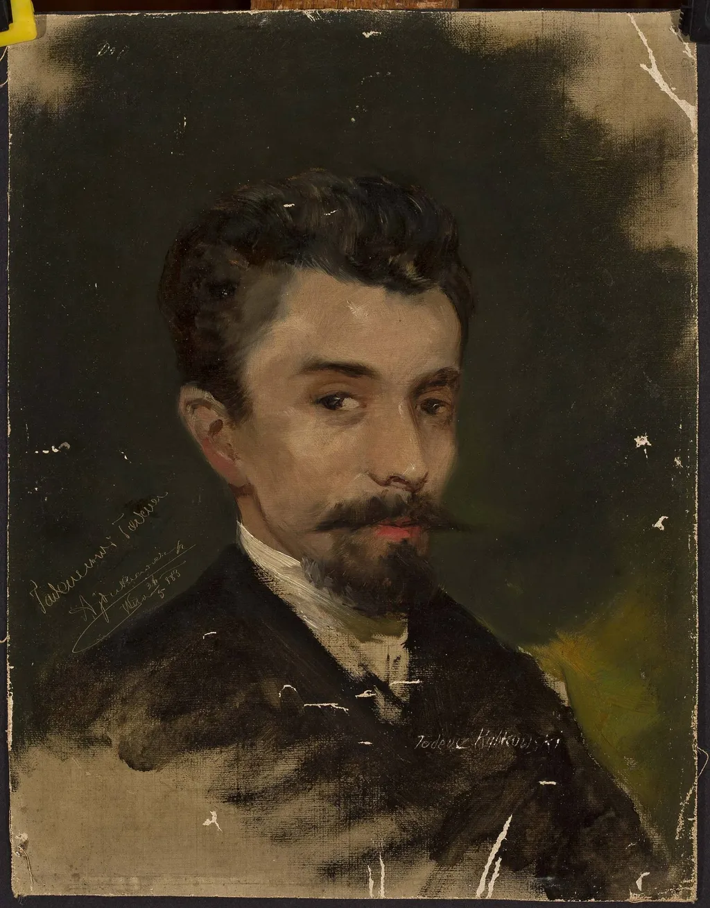 Portrait of Tadeusz Rybkowski, by Tadeusz Ajdukiewicz, oil, 1892