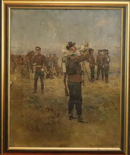 Un grup de vânători, by Tadeusz Ajdukiewicz